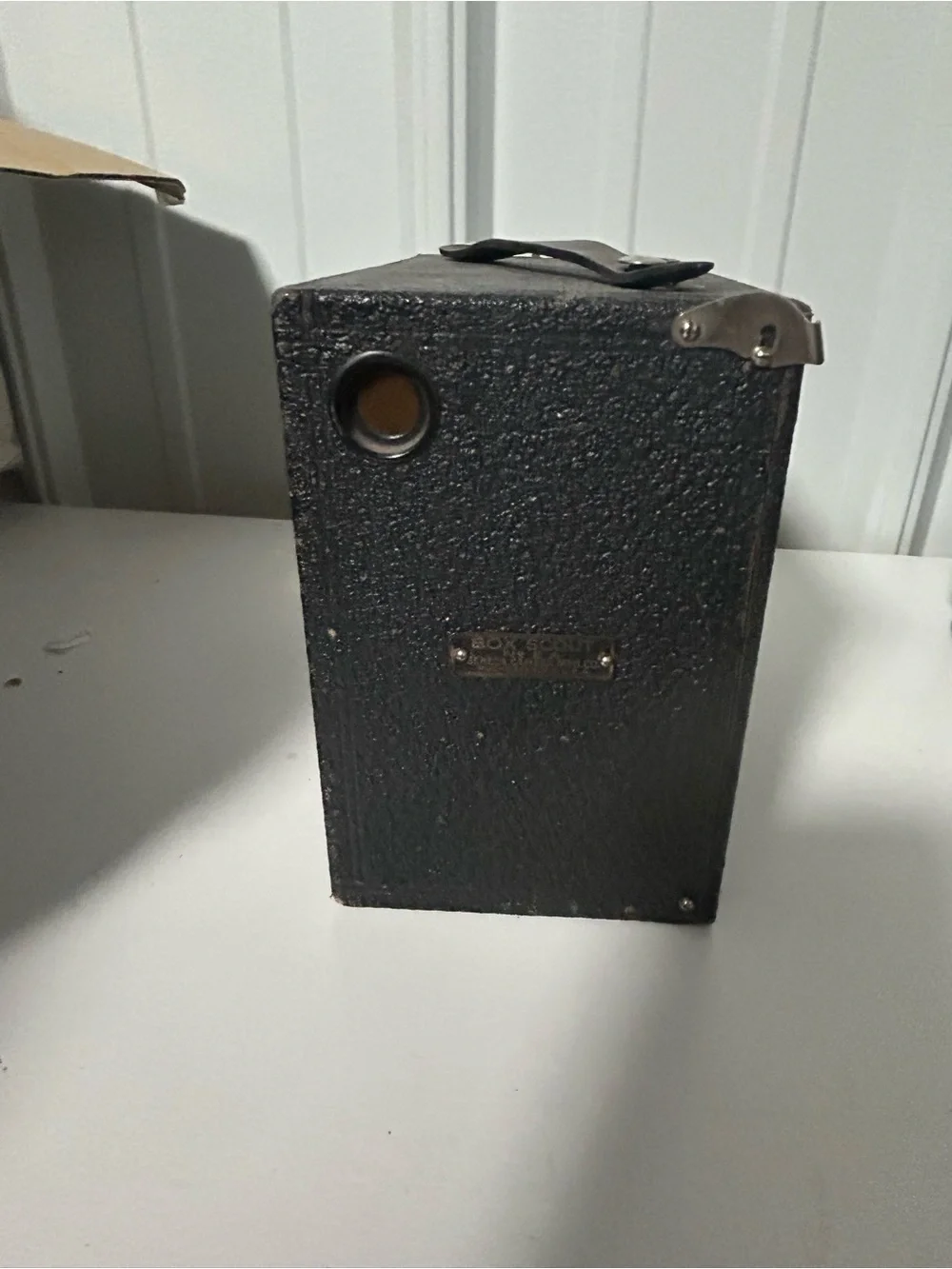 Black Portable Box Camera - Compact Vintage-Style Camera